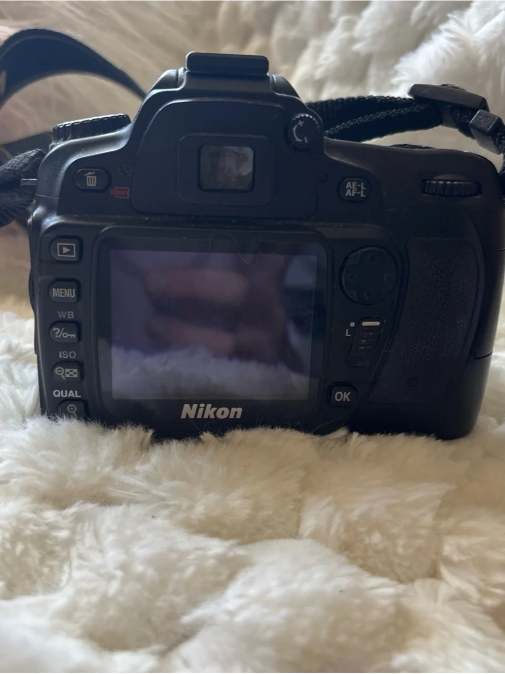 Nikon D80 10.2MP DSLR Camera Bundle with Zoom Lens, Strap, and Lens Hood